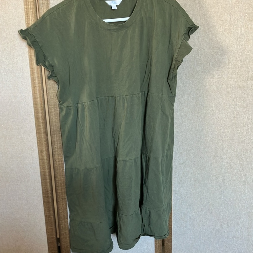 FINAL MARKDOWN Time and Tru tiered dress large